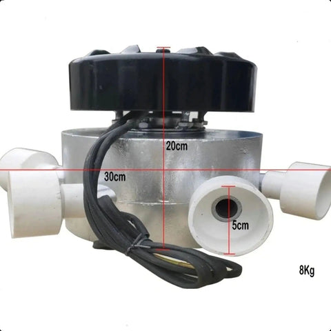 Portable Hydropower Turbine Generator Three Kilowatt 110V 220V 3500RPM With Water Inlet