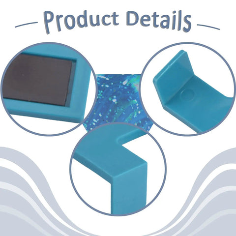 Close-up of Door Jamb Hinge Jig For Quick Door Install Reusable Drill And Cut Tool For Precise Alignment Durable Hinges In The Garage DIY Friendly Prehung Doors And Projects, showing blue compact sections and textures.