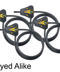 Keyed Alike Trail Camera Cable Locks 4 Pack With 8 Keys Adjustable Python Locks Camouflage Finish Ideal For Outdoor Security
