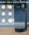 Portable Desktop Water Bottle Dispenser With 7 Level Pumping USB Charge Electric Jug Pump For 5 Gallon And Universal Bottles