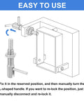 Illustration showing a Pair Of Heavy Duty M12 Retractable Indexing Plunger Pins With Nuts in use for quick locking.