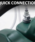 Quick connection valve on tank: Leak-Free Tool-Free 1/2 Inch ID Valved Bulkhead Hose Barb With 3/8 Inch High Flow Quick Disconnect Coupling Panel Mount Fluid Fitting For No-Fuss Fast Secure Fluid Transfer In DIY Projects And Industrial Systems