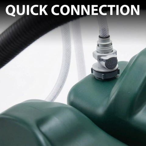 Quick connection valve on tank: Leak-Free Tool-Free 1/2 Inch ID Valved Bulkhead Hose Barb With 3/8 Inch High Flow Quick Disconnect Coupling Panel Mount Fluid Fitting For No-Fuss Fast Secure Fluid Transfer In DIY Projects And Industrial Systems
