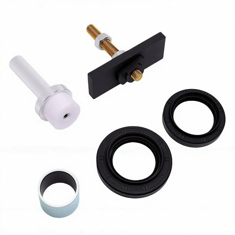 Heavy Duty Steel Cv Axle Bearing Puller Seal Kit With 8 Inch Clamshell Puller For 2005 2007 2014 2018, black seals and puller parts