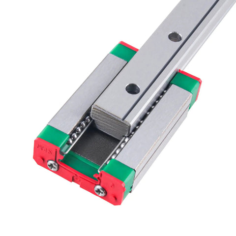 400mm Linear Rail Guide With MGN9H Carriage Block for 3D Printers and CNC Machines, H Type High Precision Sliding Rail Kit