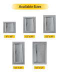 Five brushed stainless steel deal trays in sizes, including heavy duty brushed stainless steel drop in deal tray 12 inch wide 10 inch deep