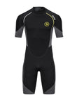 Men's 1.5mm Back Zip Shorty Neoprene Wetsuit Premium Dope Quality For Spearfishing Snorkeling Surfing Canoeing And Scuba Diving