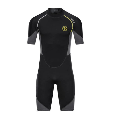 Men's 1.5mm Back Zip Shorty Neoprene Wetsuit Premium Dope Quality For Spearfishing Snorkeling Surfing Canoeing And Scuba Diving