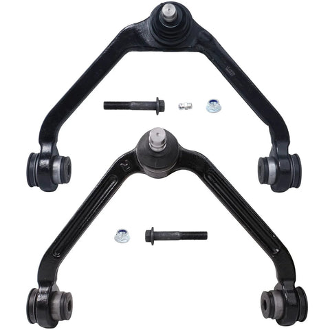 4WD Front End Kit For Ford Explorer, Ranger, Mazda B4000, B3000, Mercury Mountaineer 14 Piece Replacement Set shown with control arms