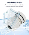 10Pcs M10x1.5 Cable Gland With Gasket 2-5mm Threading, Nylon PA Material Wire Seals, Heavy Duty Waterproof Cord Grip Kit in water