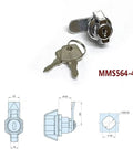 Cam Lock Handle For Storage Box Jewelry Case Mail Box Electronic File Cabinet Office Security Lock MS564H with keys and dimensions