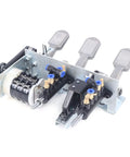Alloy Frame Workhorse Three Pedal Pneumatic Tire Changer Valve with Switch Control for 0.31 Inch Tube Foot Pedal Air Valve