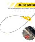 Dipstick Replacement For 2.0L EcoBoost Engines OEM CJ5Z-6750-A shown with yellow handle and high-quality stainless steel material