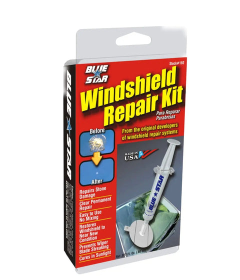 All In One Windshield Crack Repair Kit With 0.027 Fl Oz Resin Quick DIY Fix For Chips And Small Cracks Easy To Use Budget Friendly