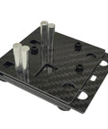 DIY Carbon Fiber Welding Jigs For Soldering Small Station with Pocket Hole Jig and Wire Jig, shown with secure clip design.