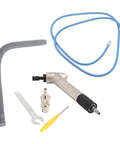High Octane Pneumatic Air Die Grinder Tool Kit Hardcore 52500 Rpm Speed Machine components including hose, tool, and accessories.
