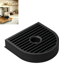 Upgrade Your Morning Grind With This Rock Solid Adjustable Cup Riser Platform Compatible With Popular Pod Brewers To Elevate Mugs And Keep Your Kitchen Counter Clean. Black 3D printed coffee mug riser.