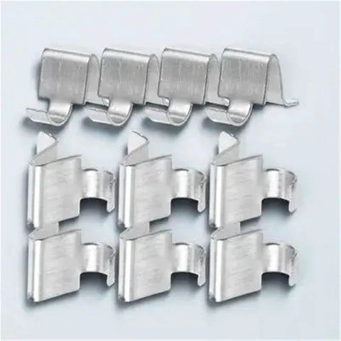 Heavy Duty Iron Cabinet Hardware Set Beefy Shelf Brackets And Peg Clips For Kitchen Bookcase And Shelving Units Rust Resistant