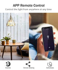 Smart Wi Fi Dimmer Switch 2 Gang For Alexa And Google Assistant Plug And Play Setup in app remote control view
