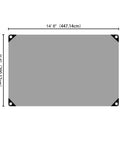Dimensions of 24 By 30 Ft 10 Mil Waterproof Heavy Duty Tough As Nails Plastic Tarp With Eyelets and Reinforced Edges