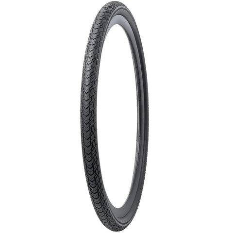 2-Pack 700C Gravel Bike Tire Set With Schrader Tubes And 2 Rim Strips Fits 700x34C To 700x37C Grippy Block Tread, single tire close-up