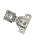 106 Degree Soft Close Cabinet Hinge With 9/16 Inch Overlay, Screw On Mount, Nickel Finish for Face Frame Cabinets