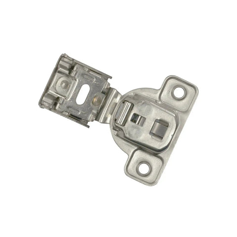 106 Degree Soft Close Cabinet Hinge With 9/16 Inch Overlay, Screw On Mount, Nickel Finish for Face Frame Cabinets