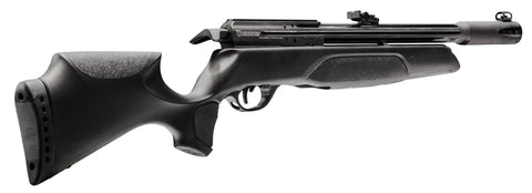 Backyard Ready Pre Charged Pneumatic Air Rifle With Multi Shot Magazine, Ambidextrous Straight Pull Bolt Action, Black