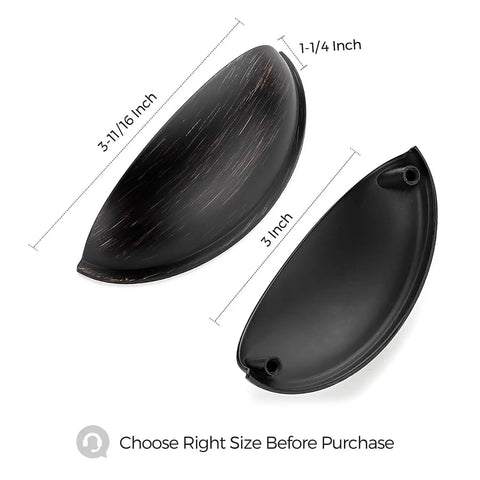 Kick Up Your Kitchen Game With These Sleek 3 Inch Cup Pulls Offering Snappy Grip Heavy Duty Hardware And A Durable Oil Rubbed Bronze Finish 6 Pack Premium Quality dimensions and design details