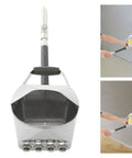 Built Tough Air Stucco Texture Hopper Sprayer Cranks Out Fast Wall Coating With Four Swappable Nozzles For Quick Mortar Spread.