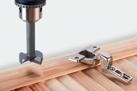 35mm Carbide Tipped Boring Bit for Formica, Coated Boards, Chipboard, Wood and Plastic with Pre Cutters and Center Point drilling wood