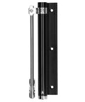 Stainless Steel Light Duty Door Closer With Automatic Spring Buffer, Silent Soft Close, Adjustable Tension for home and hotel doors.