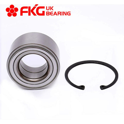 Drop-In Front Wheel Bearing For Hyundai Elantra 2007 To 2014, Veloster 2012 To 2014, Kia Forte 2010 To 2014, Koup 2010 To 2014, And Soul 2010 To 2014 Front Position Hub Bearing, OE Quality, ISO TS 16949 Certified Replacement next to a snap ring.