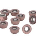 10PCS Fafeicy Round Carbide Milling Inserts Clip Turning Tool For Lathe And Milling Machine Steel Wood Mdf Acrylic Cutting Solid Durability, various round inserts.