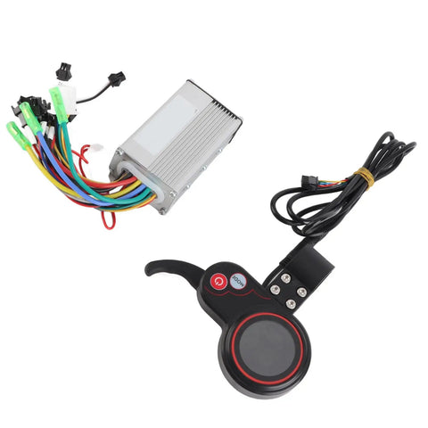 Beefed-Up Electric Scooter Controller With Color LCD Display And Shift Switch, Dual-Mode Brushless Motor Speed Controller For E-Bikes, 36V/48V/60V Compatibility, 48V 250/350W Screen, Easy View Data For Speed, Power, And Mode