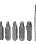 Heavy Duty 22 Piece Screw Extractor Set For Grabbing Stripped Bolts And Damaged Screws With Deep Thread Alloy Bits Plus Strong Magnet Connector For Tough DIY Home Repair Jobs In Your Garage, alloy bits