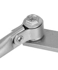 Close-up of Adjustable Hydraulic Door Closer For 25 To 35 Kg Doors, Fire Rated Overhead Mount With Bracket soft close mechanism