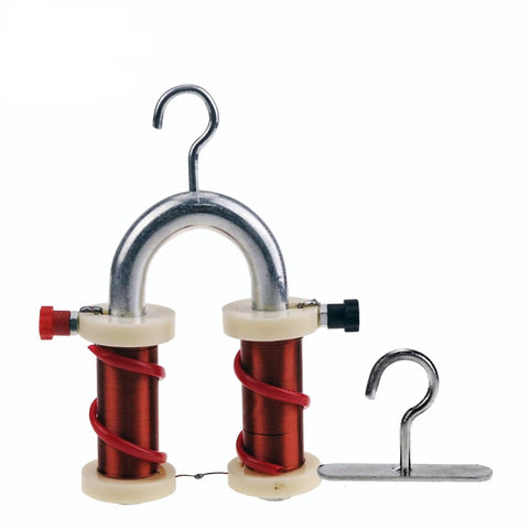 U Shaped Horseshoe Solenoid Electromagnet Kit For Electromagnetism Demos And Physics Lab Projects, Durable Metal Construction