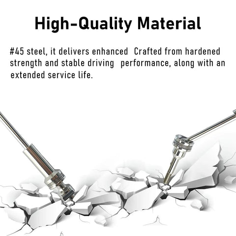 Stainless Front And Rear CVD Drive Shaft Upgrade Set For One Tenth Scale Slash VXL 4X4 Rustler VXL 4X4 Stampede VXL 4X4