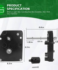 Replacement Gear Box For RV Fifth Wheel Landing Jacks Easy Install And Heavy Duty Build Compatible With Lippert Venture
