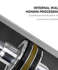 Close-up of Aluminum Alloy Pneumatic Air Cylinder 2 Inch Bore 4 Inch Stroke Double Acting with Screwed Piston Rod