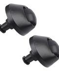 Front Caster Wheel Replacement For Mova L300 L600 And Dreame D9 L20 Ultra X30 Ultra L40 Ultra X40 Ultra X40 Master L10s Pro Ultra L10s Pro L10s Plus L10 Pro D10s Pro Swivel Rolling Wheel Accessory, black plastic material, two pieces