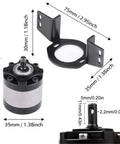 One Seventeen Planetary Gearbox with Motor Gear Beefy Metal Transmission dimensions and parts details for RC D90 crawlers
