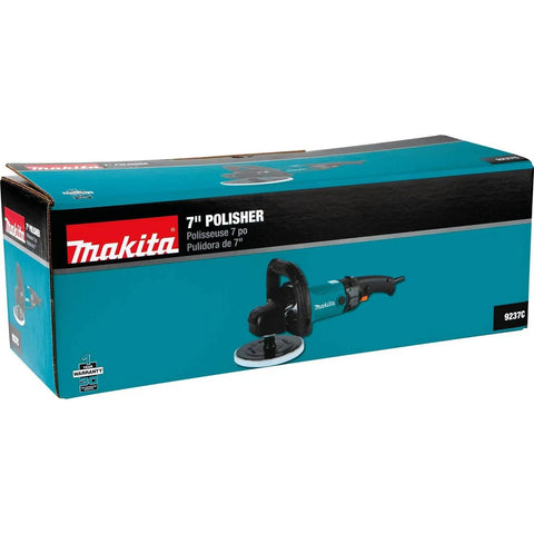 Box of 7-Inch Polisher With Pro Grade Variable Speed Dial, Constant Speed Under Load, Soft Start For Smooth Starts, And A Rubberized Loop Handle