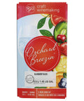 Orchard Breezin Blueberry Bliss Winemaking Kit For 6 Gallons, Easy To Follow Directions box with fruit imagery and kit size shown