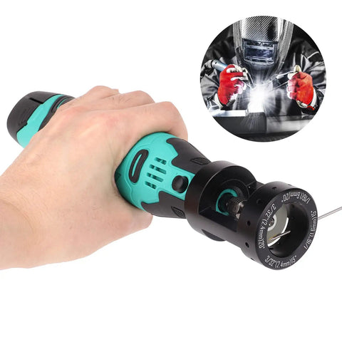 Cordless Tungsten Electrode Sharpener Grinder With 12 Holes For TIG Welding, 12V Rechargeable Rotary Multi Tool in hand