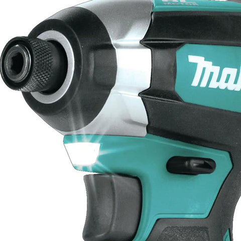 Close-up of 18V LXT Brushless Cordless Impact Driver Tool Only With Variable Speed 0 To 3400 RPM And 0 To 3600 IPM High Torque