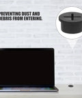 Dope Black Desk Cable Grommet Kit For Quick Clean Cable Management 20 Pack Round Hole Covers For Wiring Easy Install Rubber Grommets Keep Cables Hidden And Neat Fits Most Desks Office Setup Upgrade on desk