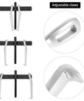Two Jaw Gear Puller 8 Inch Heavy Duty Claw Puller For Pulleys Flywheels Bearings And Hubs In Chrome Vanadium Steel with adjustable claws