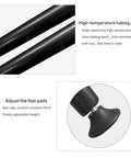 Close-up of Premium Conical Adjustable Table Legs, featuring high-temperature paint and non-slip foot pads, ideal for desks.